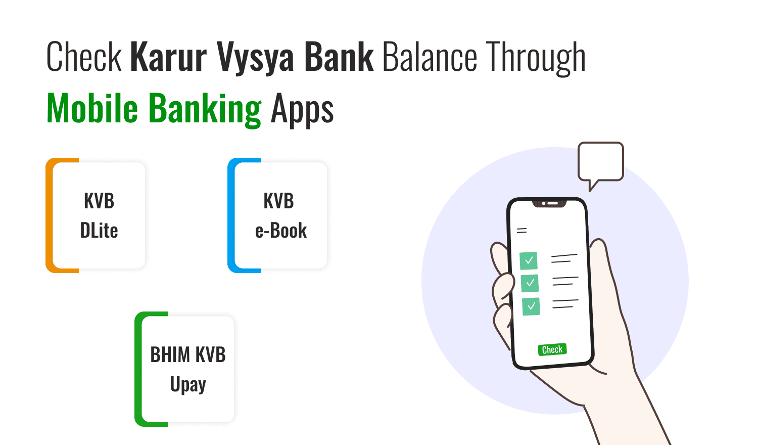 Check Karur Vysya Bank Balance Through Mobile Banking Apps